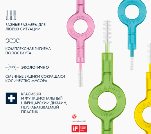 Набор межзубных ершиков Prime refill: 0,9mm 8шт.